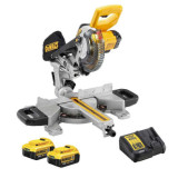 Scie à onglet radiale DeWalt DCS365M2-QW 2 x 4,0 Ah