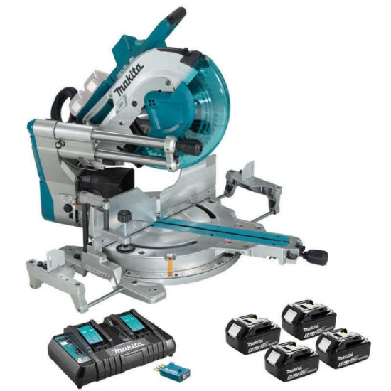 Scie à onglets Makita DLS211PT4U 36V 4 x 5,0 Ah