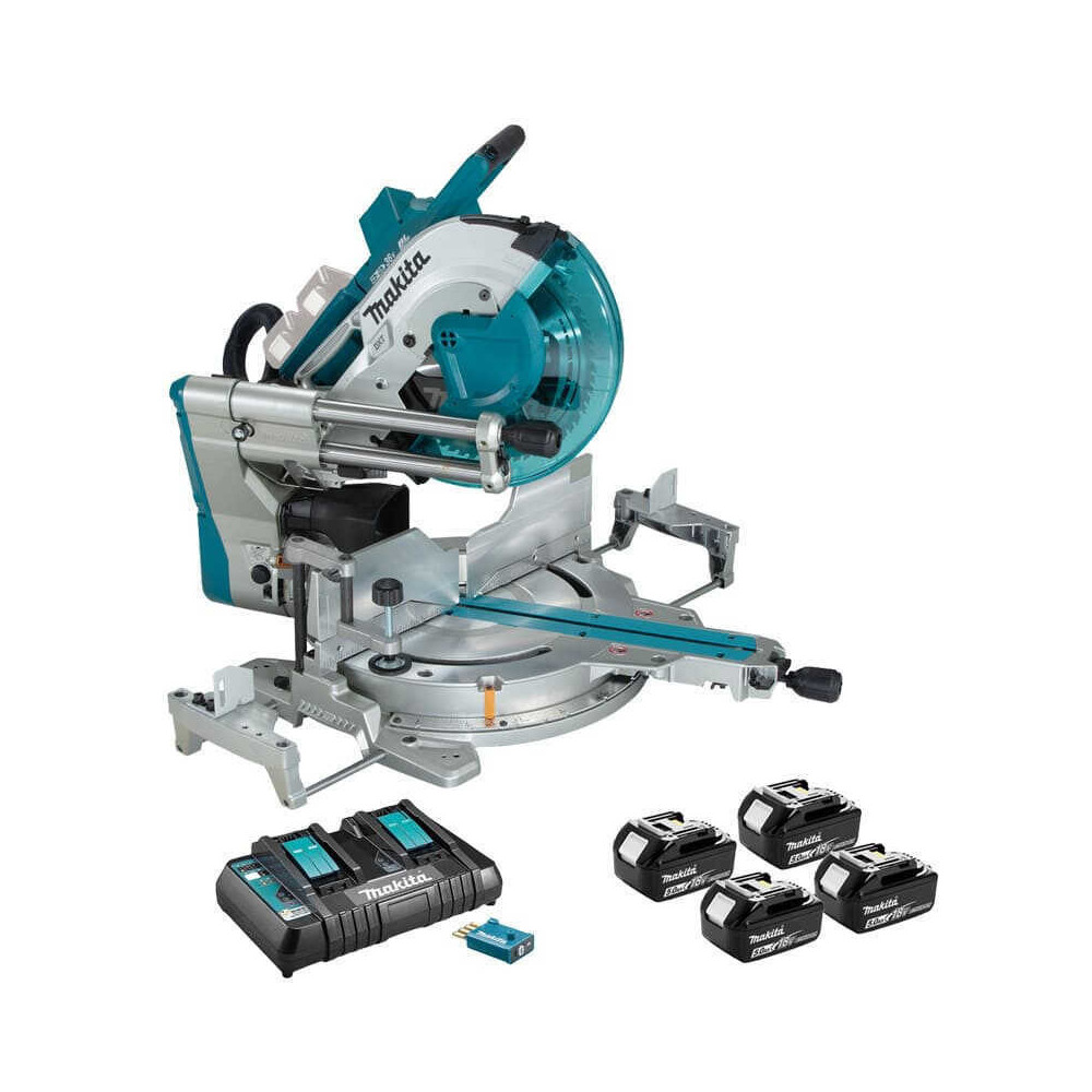 Scie à onglets Makita DLS211PT4U 36V 4 x 5,0 Ah