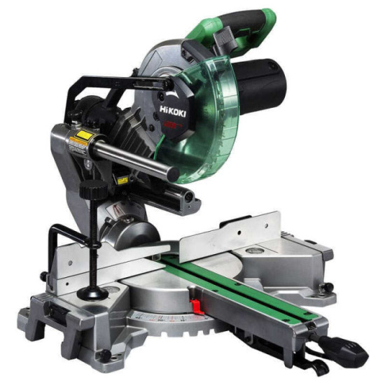 Scie à onglet radiale HiKOKI C8FSHGWAZ laser
