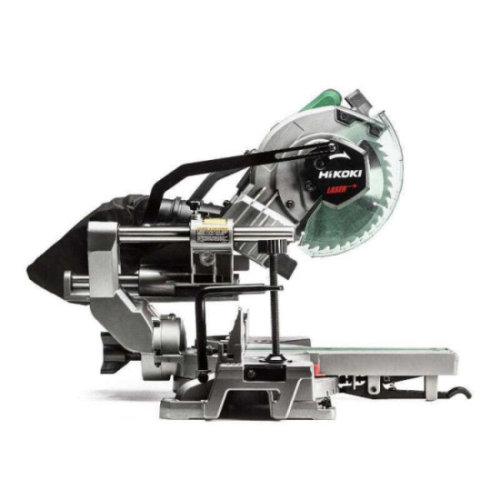 Scie à onglet radiale HiKOKI C8FSHGWAZ laser