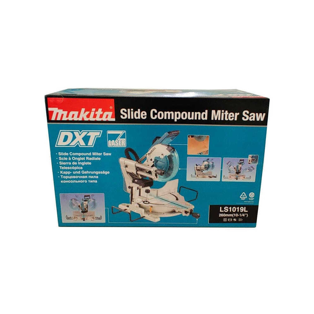 Scie à onglet radiale Makita LS1019L 1 510 W 260 mm