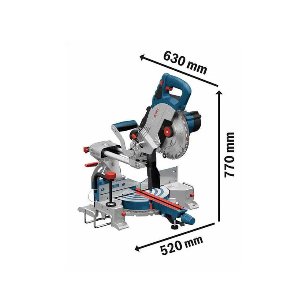 Scie onglet radiale 18V biturbo 216 mm gcm 18V 216 sans fil Bosch