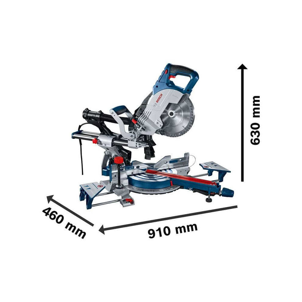 Scie à onglet radiale Bosch GCM 8 SJL 1 600 W