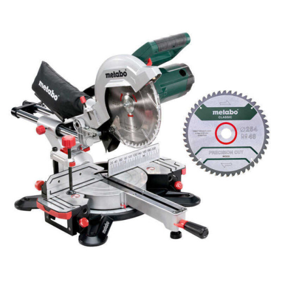 Scie à onglets radiale Metabo KGS 254 M Set 690828000