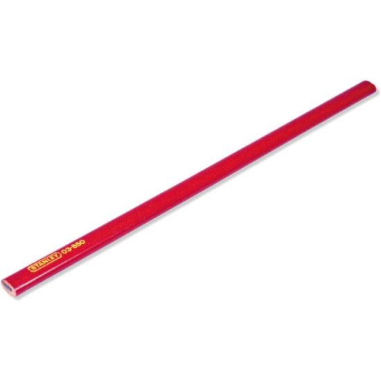 Crayon de chantier Stanley 01-03-0850 rouge 176 mm