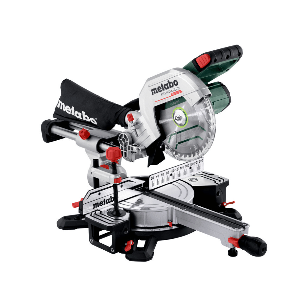Scie radiale Metabo KGS 18 LTX BL 216 18V nue