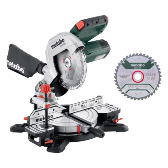Scie à onglet Metabo 610216900 1 100 W lame 216 mm