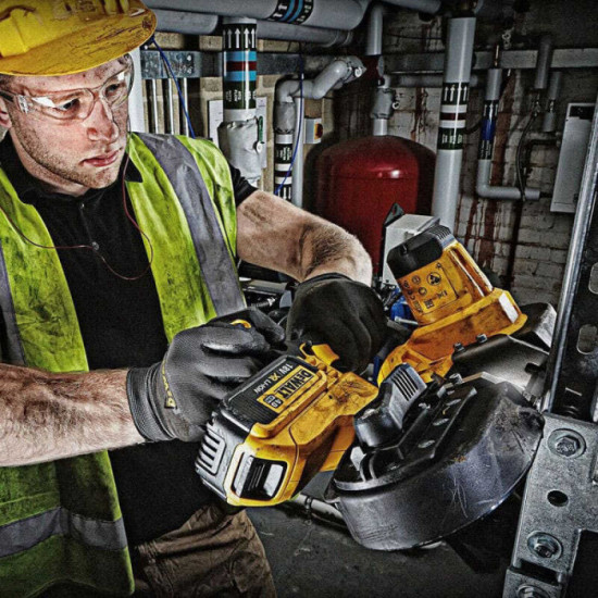 Scie à ruban DeWalt DCS371N-XJ 18V XR coupe acier 63,5 mm