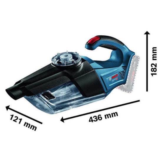Aspirateur Bosch GAS 18V-1 06019C6200 18V machine nue