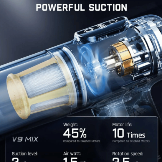 Aspirateur à main Fanttik V9_Mix_Slim 30 W 12 kPa
