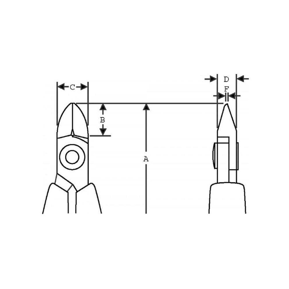 Pince coupante de précision Bahco 8140 110 mm
