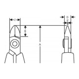 Pince coupante de précision Bahco 8140 110 mm