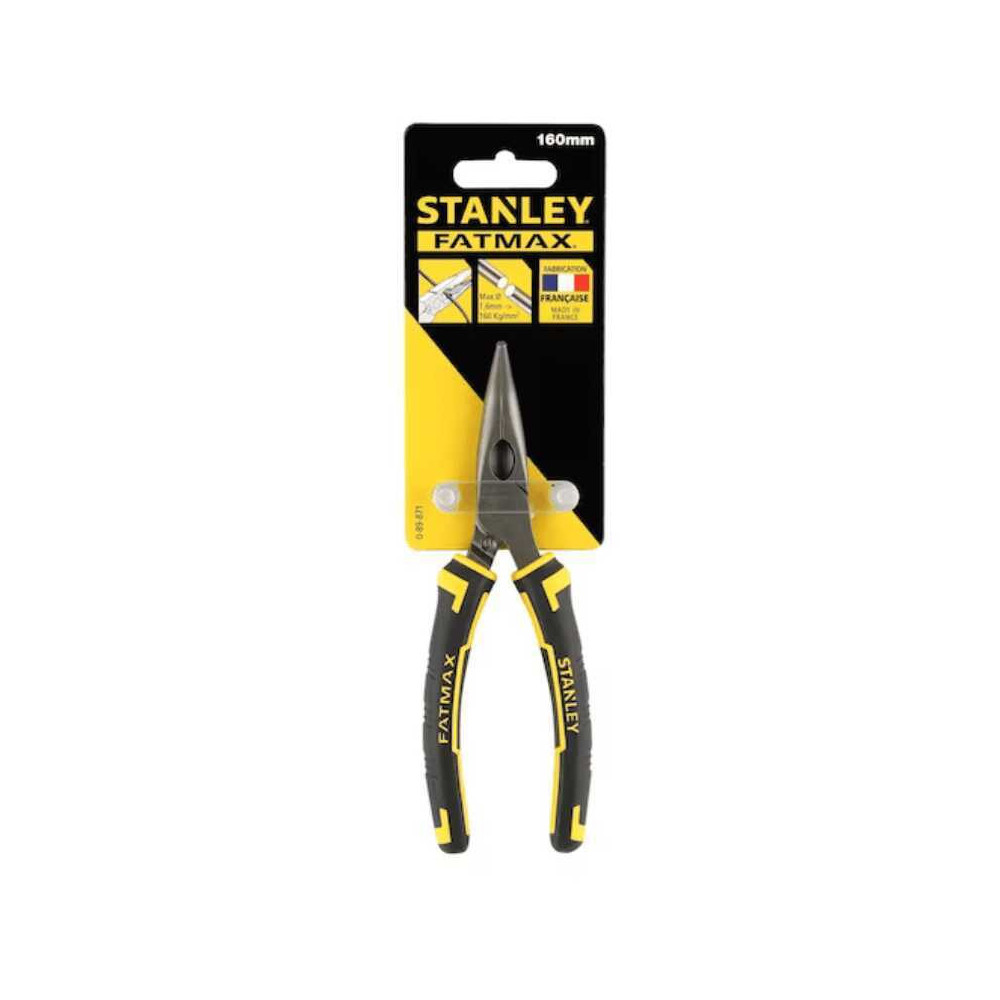 Pince à becs demi-ronds longs Stanley 0-89-871 160 mm