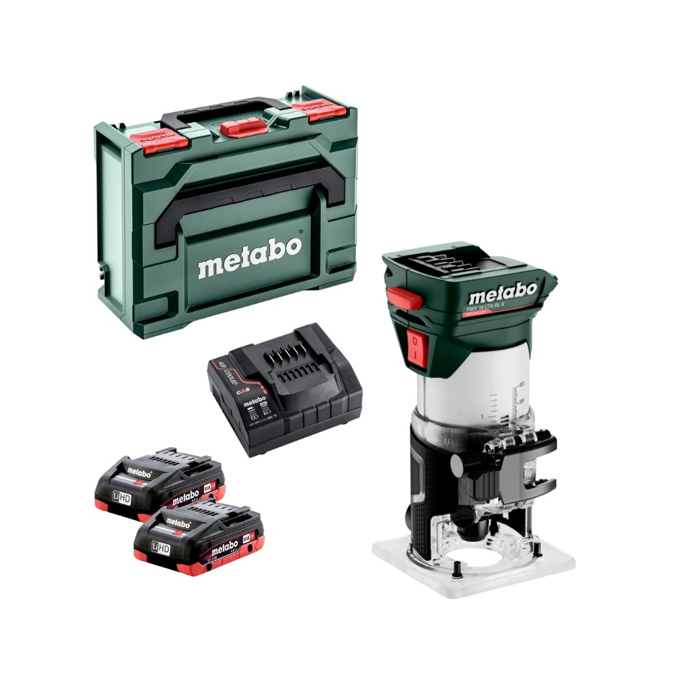 Affleureuse sans fil Metabo 601742800 18V 2 batteries