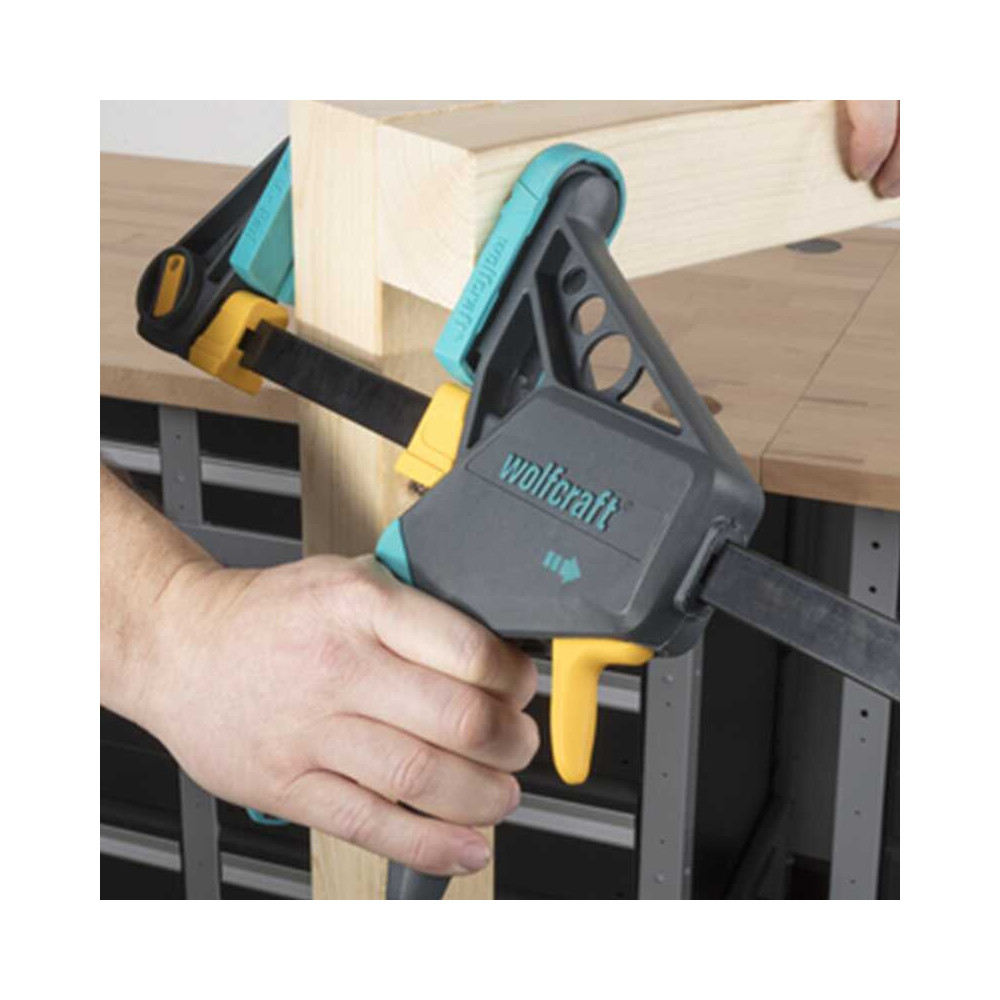 Serre-joint une main Wolfcraft 3030000 PRO L 150 mm