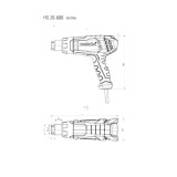 Décapeur thermique Metabo HG 20-600