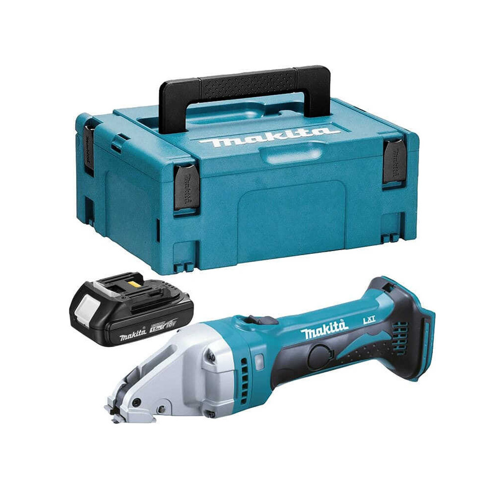 Cisaille métal Makita DJS101Y1J 18V LXT 1,5 Ah coffret