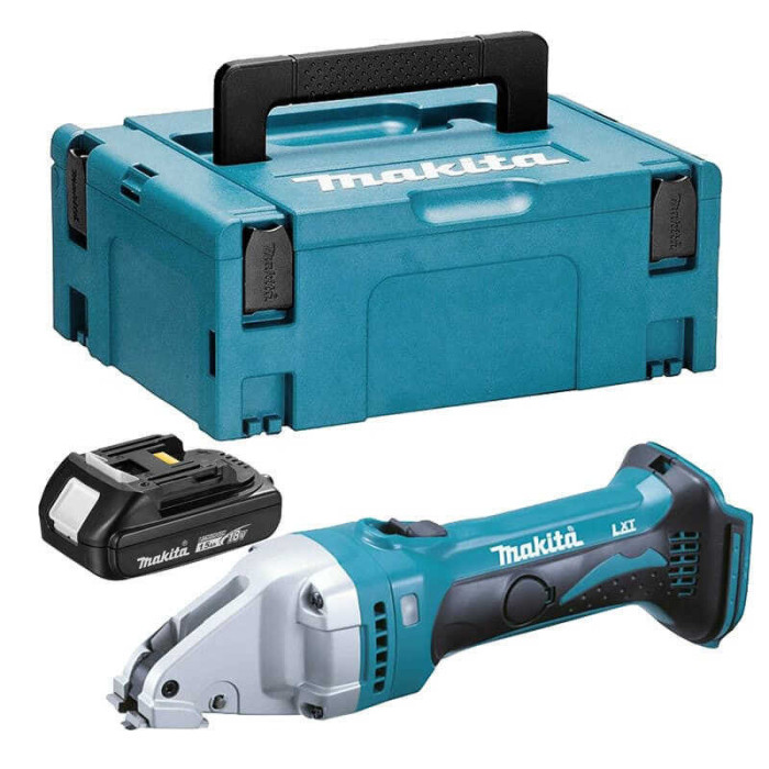 Cisaille métal Makita DJS101Y1J 18V LXT 1,5 Ah coffret