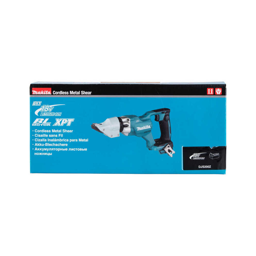 Cisaille métal Makita DJS200Z 18V brushless acier 2 mm