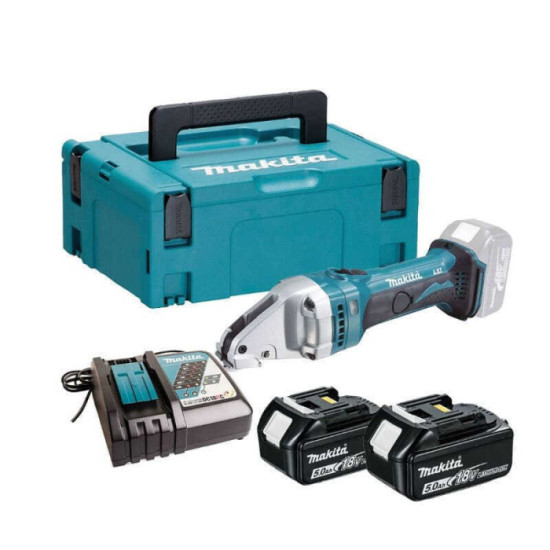 Cisaille métal Makita DJS161RTJ 18V 2 x 5,0 Ah coffret