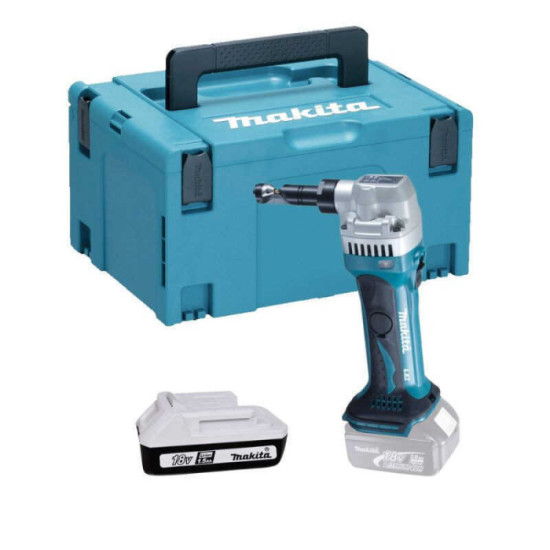 Grignoteuse Makita DJN161Y1J 18V 1,5 Ah coffret