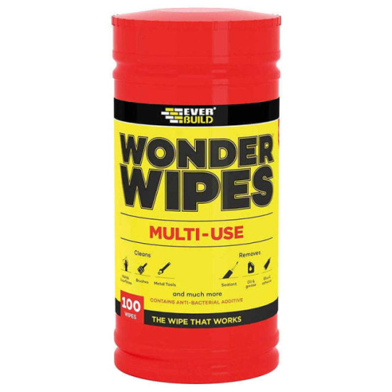 Lingettes Everbuild WIPE80X6 - 6 tubes de 100