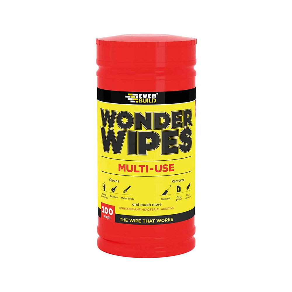 Lingettes Everbuild WIPE80X6 - 6 tubes de 100