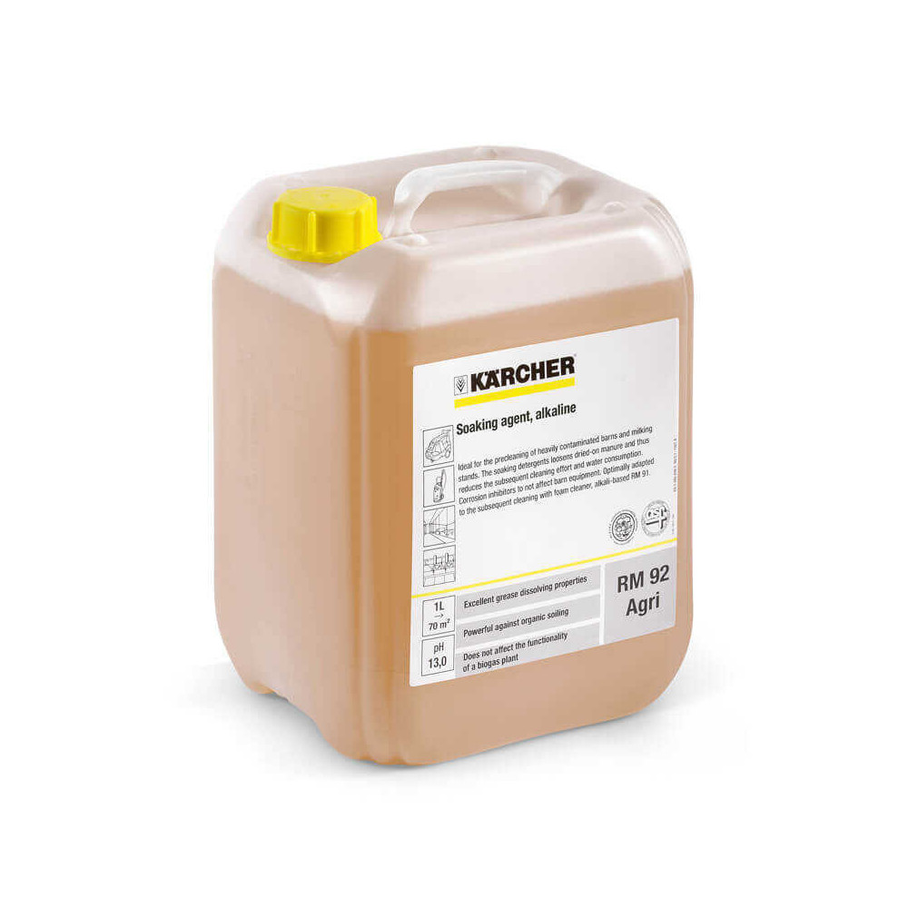 Agent de trempage alcalin Kärcher 62956560 RM 92 Agri