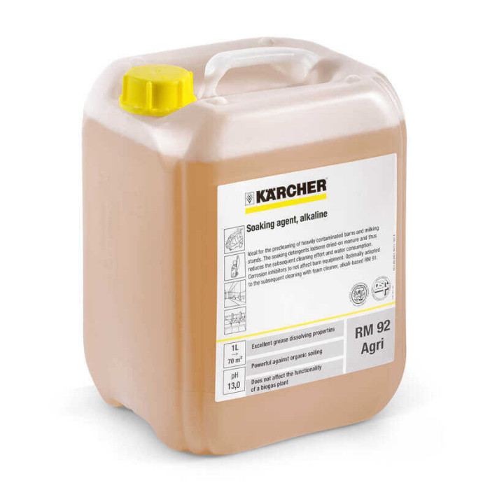 Agent de trempage alcalin Kärcher 62956560 RM 92 Agri