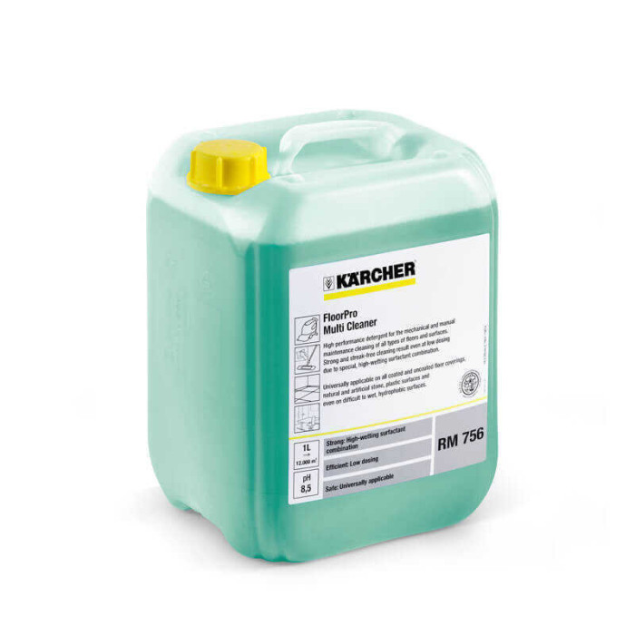 Nettoyant sols FloorPro RM 756 10 L Kärcher 62959140