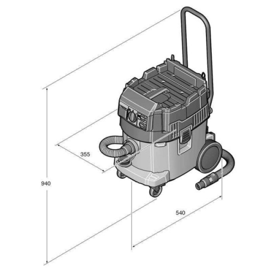 Aspirateur classe M Fein 92032060000 Dustex 35 MX AC