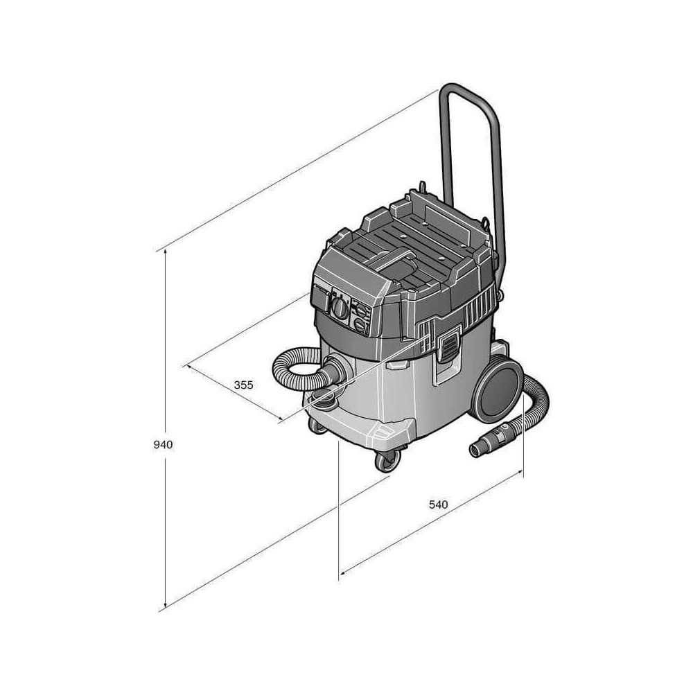 Aspirateur classe M Fein 92032060000 Dustex 35 MX AC