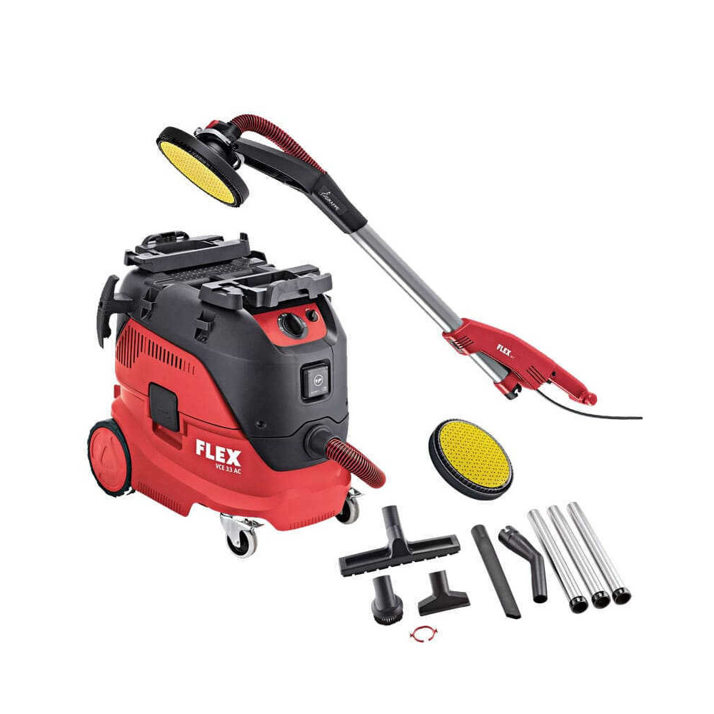 Pack ponceuse girafe GE 7 et aspirateur Flex 920112