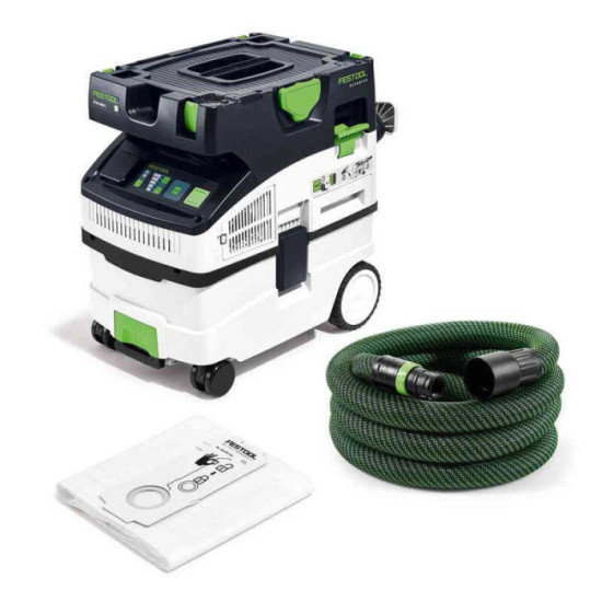 Aspirateur Festool CTM MIDI I CLEANTEC classe M 15 L