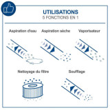 Aspirateur Scheppach 5905701901 1600 W cuve 20 L
