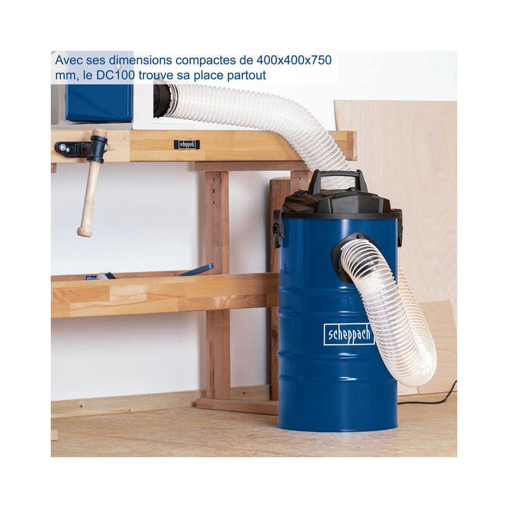 Aspirateur d'atelier Scheppach 5906306901 DC100
