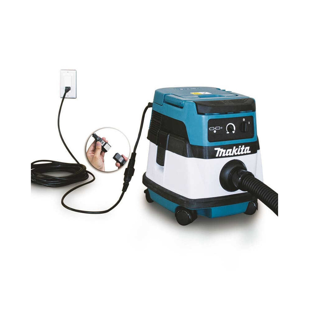 Aspirateur Makita DVC860LZ 2 x 18V LXT ou secteur 8 L