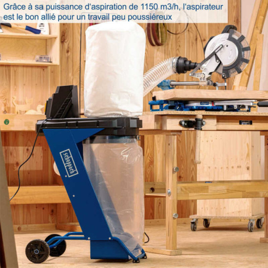 Aspirateur Scheppach 5906307901+75200703