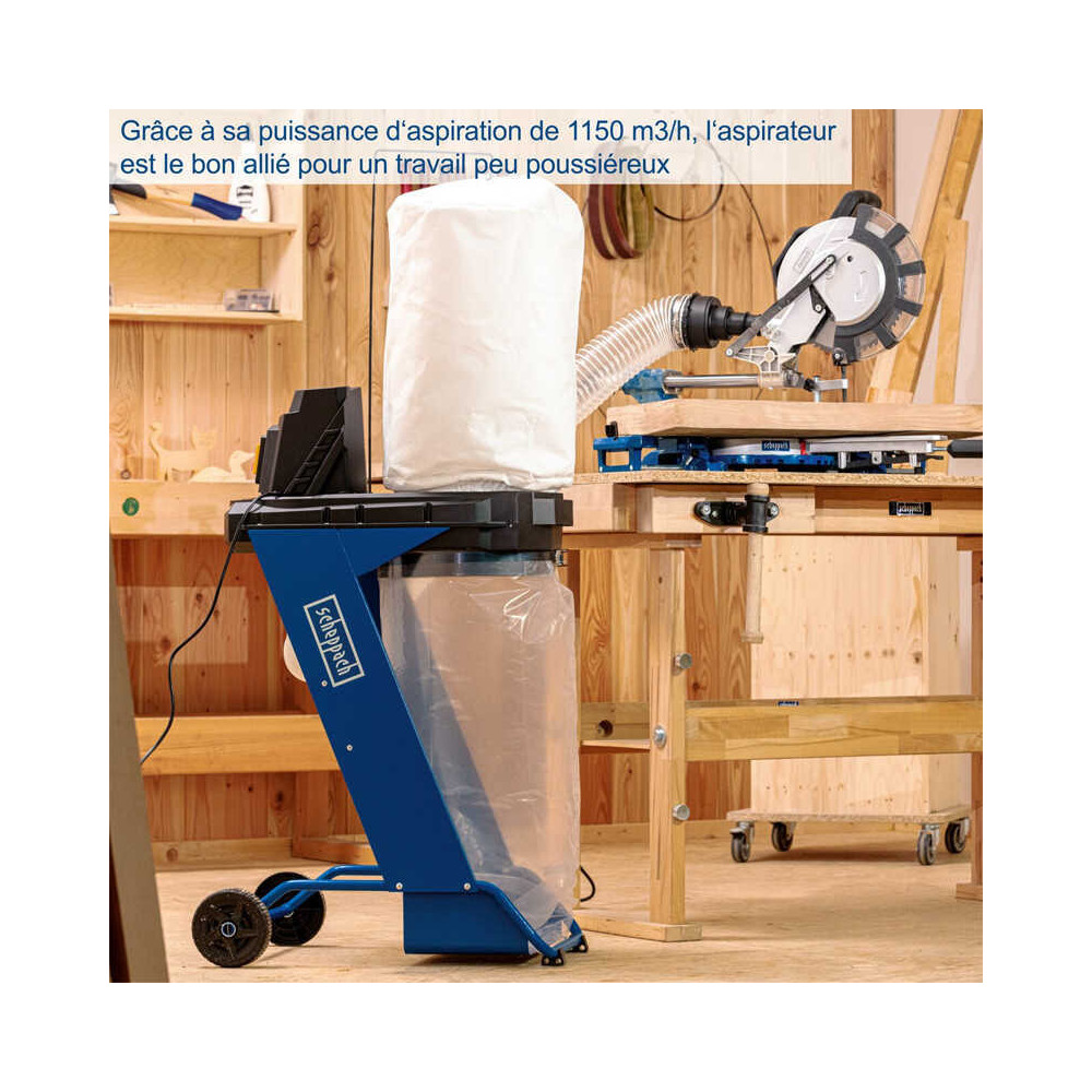 Aspirateur Scheppach 5906307901+75200703