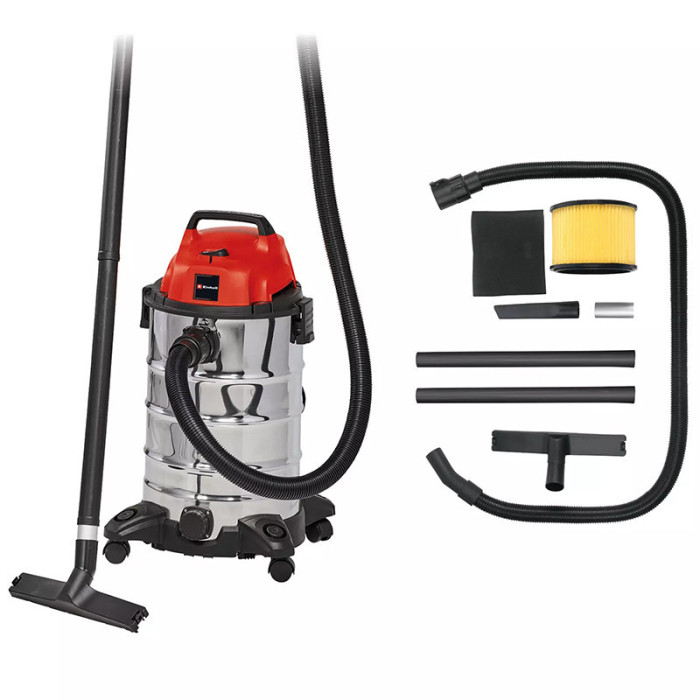 Aspirateur Einhell TC-VC 1930 S 1 500 W cuve inox 30 L