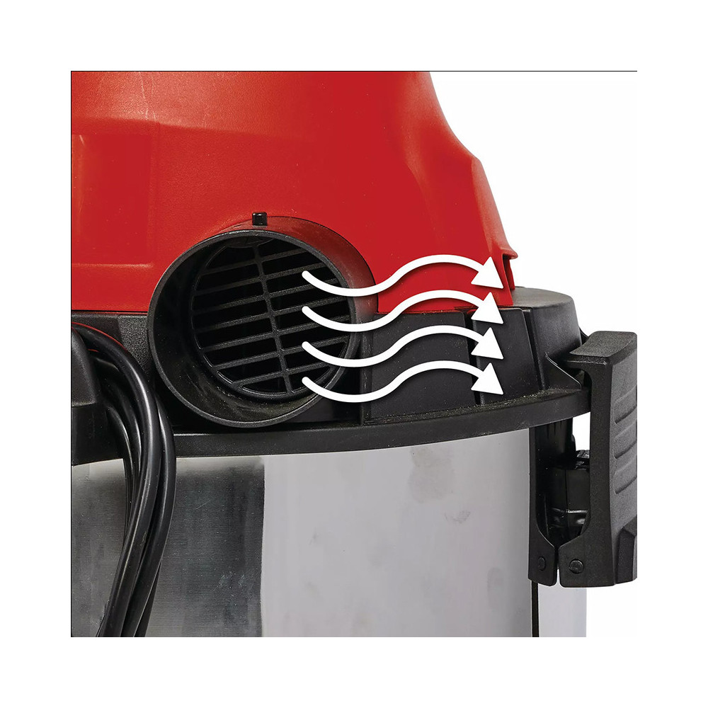 Aspirateur Einhell TC-VC 1930 S 1 500 W cuve inox 30 L