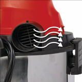 Aspirateur Einhell TC-VC 1930 S 1 500 W cuve inox 30 L