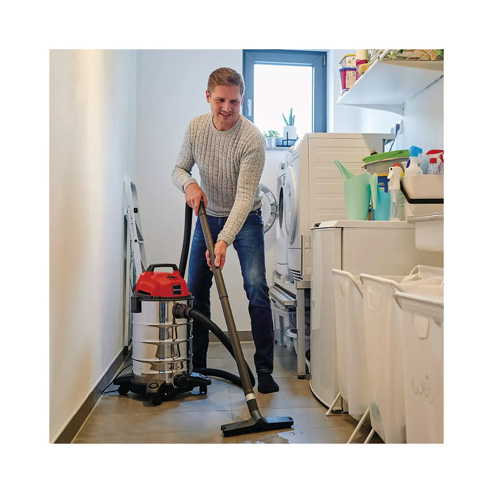 Aspirateur Einhell TC-VC 1930 S 1 500 W cuve inox 30 L