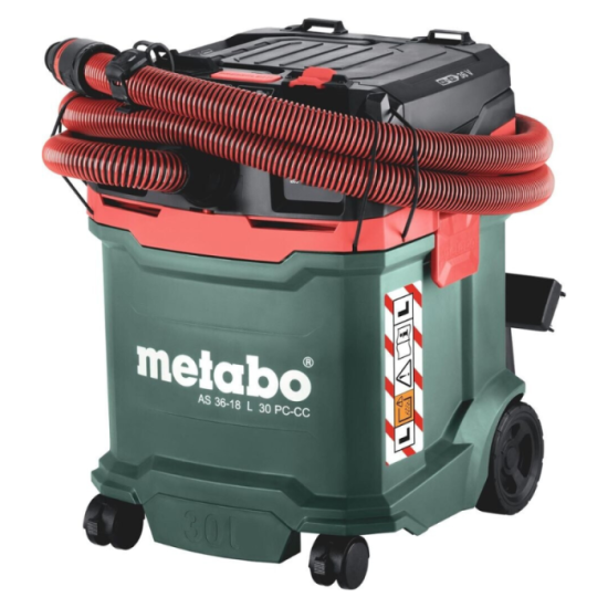 Aspirateur Metabo AS 36-18 L 30 PC-CC 18V CAS 30 L