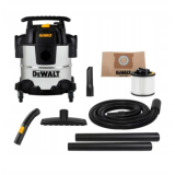 Aspirateur DeWalt DXV20SC cuve inox 20 L 1050 W