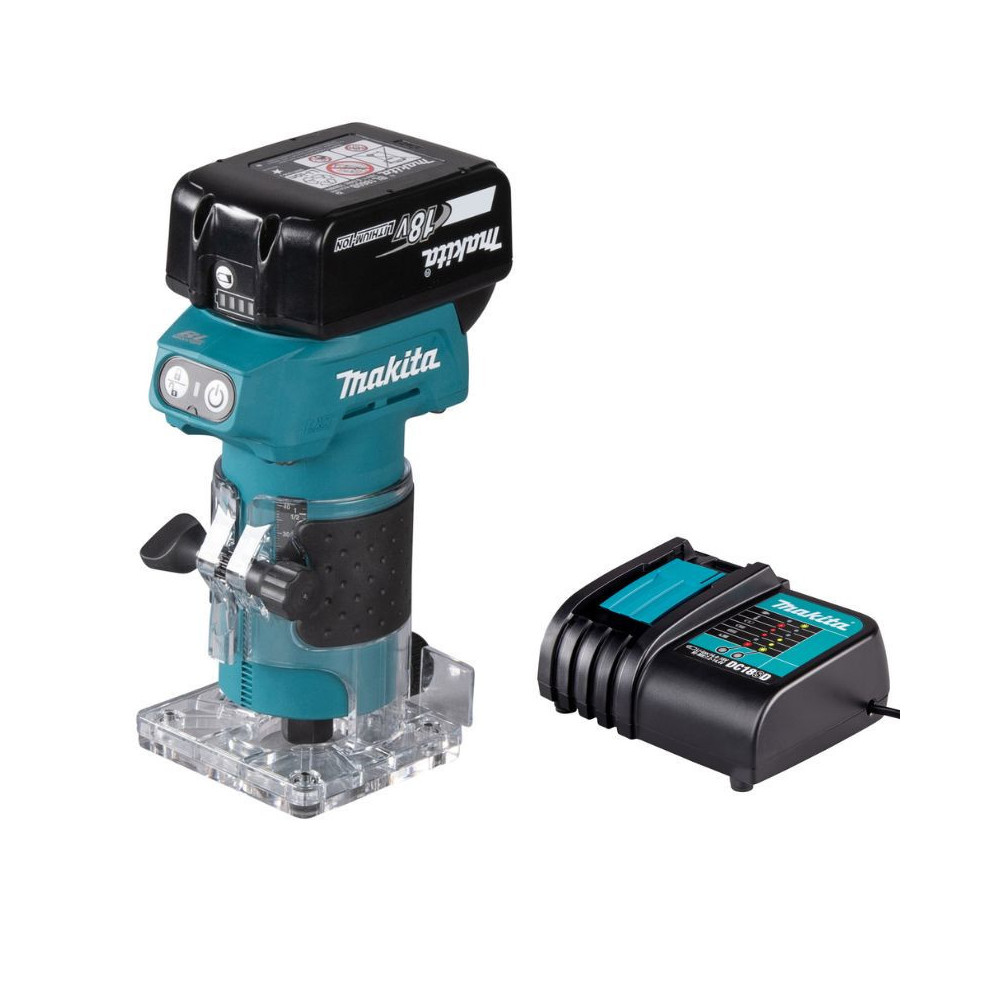Affleureuse Makita DRT52SF 18V brushless 580 W