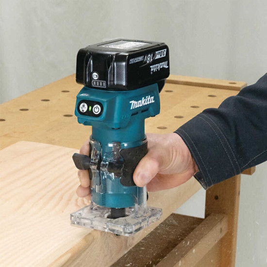 Affleureuse Makita DRT52SF 18V brushless 580 W