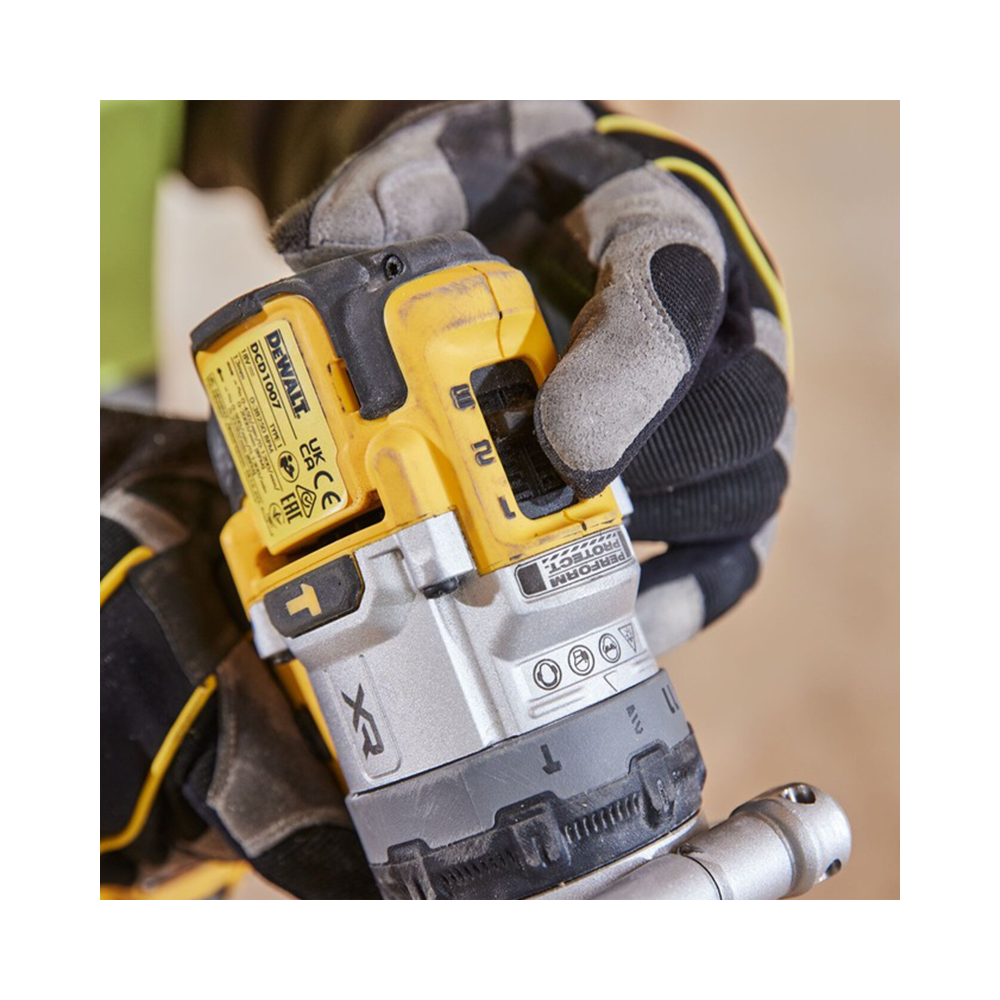 Perceuse à percussion DeWalt DCD1007NT-XJ