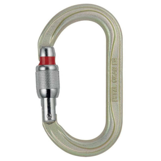 Mousqueton acier Petzl OXAN M72ASL Screw-Lock